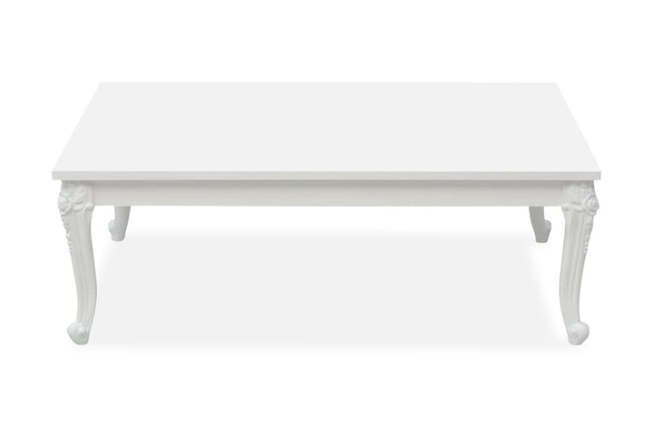 Salongbord 115x65x42 cm høyglans hvit - Hvit - Møbler - Bord - Sofabord
