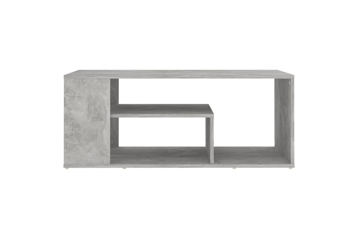Salongbord betonggrå 100x50x40 cm sponplate - Grå - Møbler - Bord - Sofabord