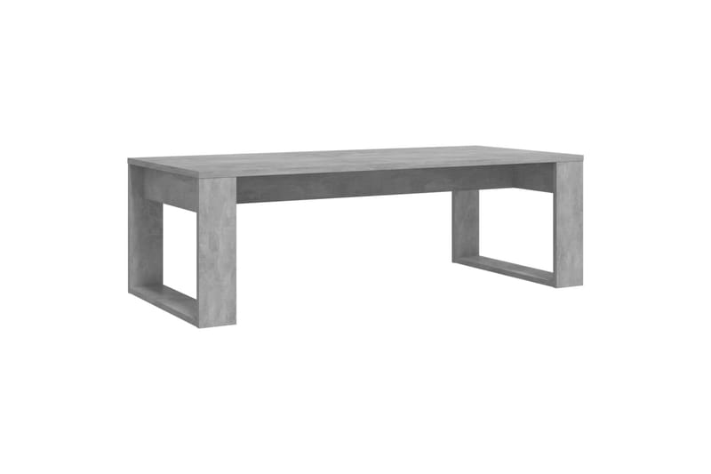 Salongbord betonggrå 110x50x35 cm sponplate - Grå - Møbler - Bord - Sofabord