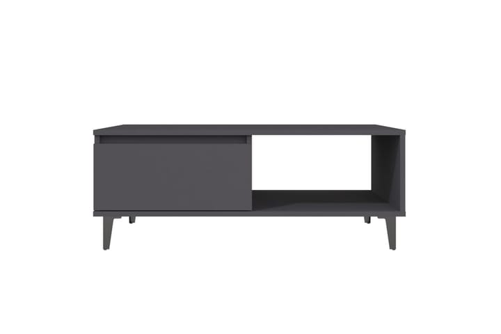 Salongbord grå 90x60x35 cm sponplate - Grå - Møbler - Bord - Sofabord