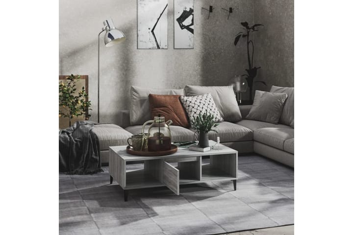 Salongbord grå sonoma eik 103,5x60x35 cm sponplate - Grå - Møbler - Bord - Sofabord