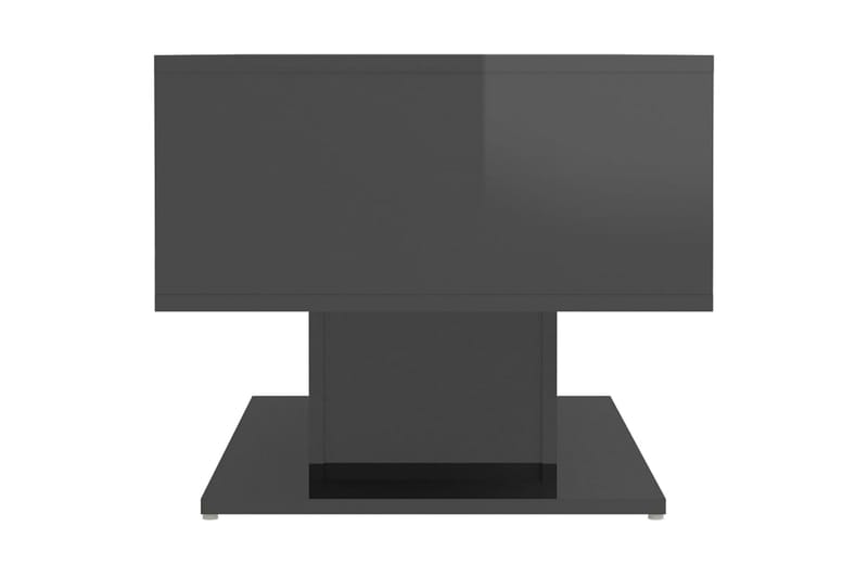 Salongbord høyglans grå 103,5x50x44,5 cm sponplate - Grå - Møbler - Bord - Sofabord