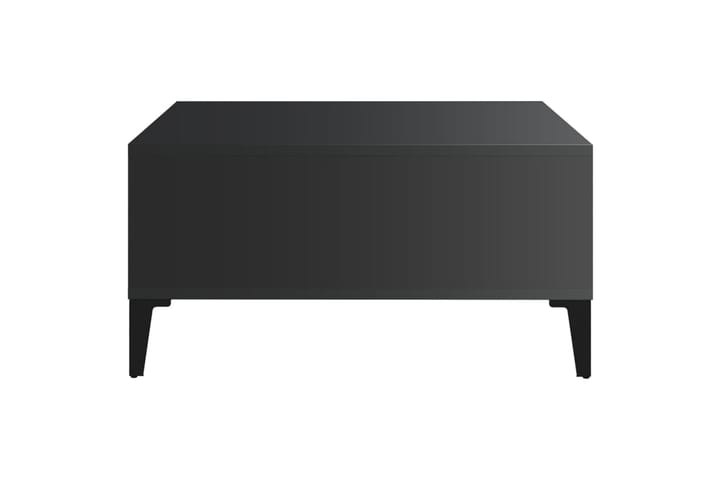 Salongbord høyglans svart 60x60x30 cm sponplate - Svart - Møbler - Bord - Sofabord