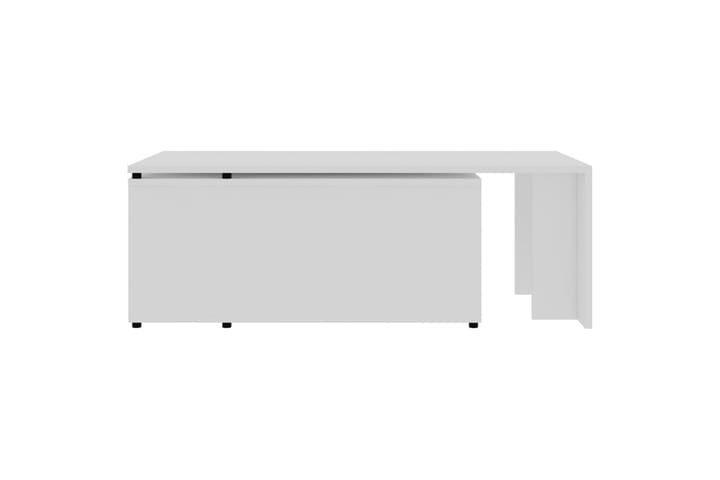 Salongbord hvit 150x50x35 cm sponplate - Hvit - Møbler - Bord - Sofabord