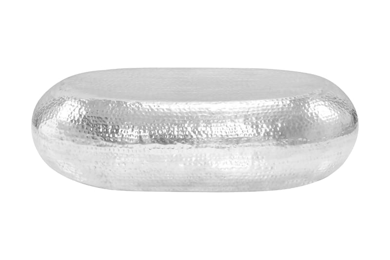 Salongbord sølv 100x50x28 cm aluminium - Møbler - Bord - Sofabord
