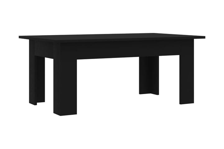 Salongbord svart 100x60x42 cm sponplate - Møbler - Bord - Sofabord