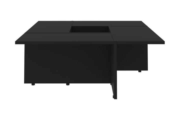Salongbord svart 79,5x79,5x30 cm sponplate - Møbler - Bord - Sofabord