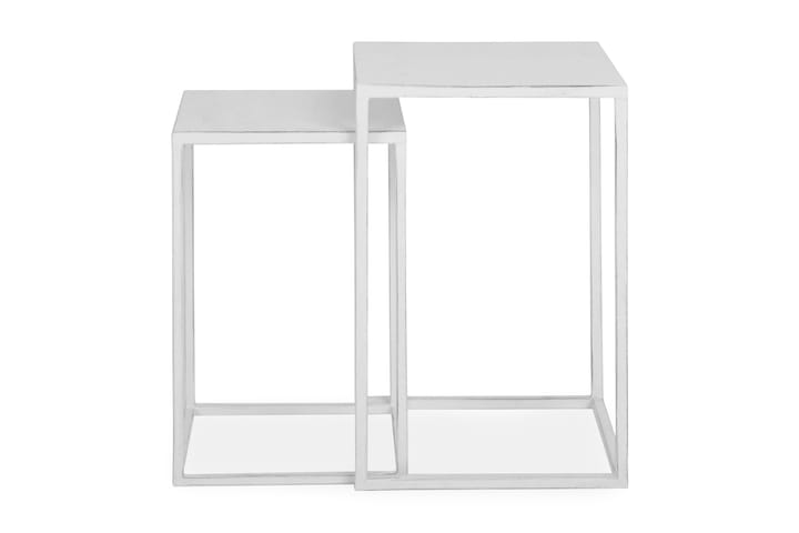 Settbord Adrienne - Hvit - Møbler - Bord - Sofabord & salongbord
