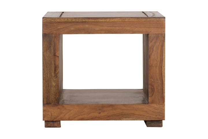 Sofabord Cumens 50 cm med Oppbevaringshylle - Massivt Tre - Møbler - Bord - Sofabord