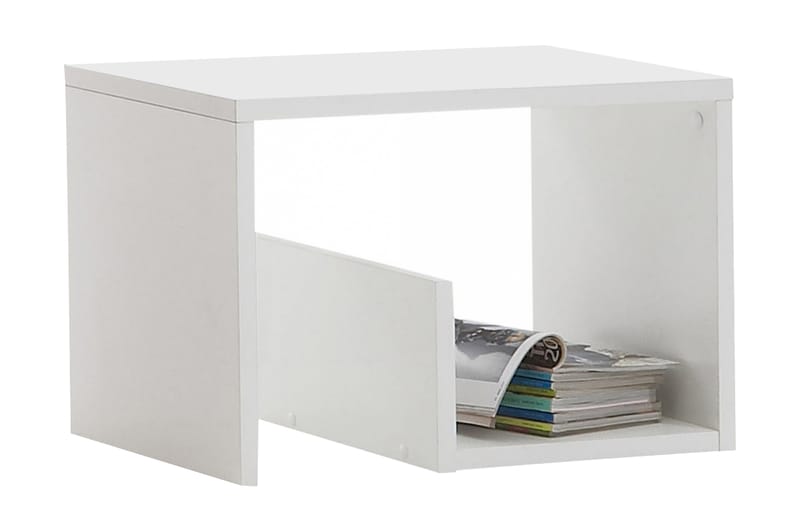 Sofabord Davos 59 cm - Hvit - Møbler - Bord - Sofabord & salongbord - Sofabord med oppbevaring