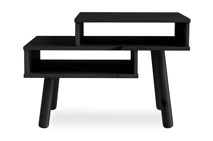 Sofabord Hako 65 cm med Oppbevaringshylle Svart - Karup Design - Møbler - Bord - Sofabord