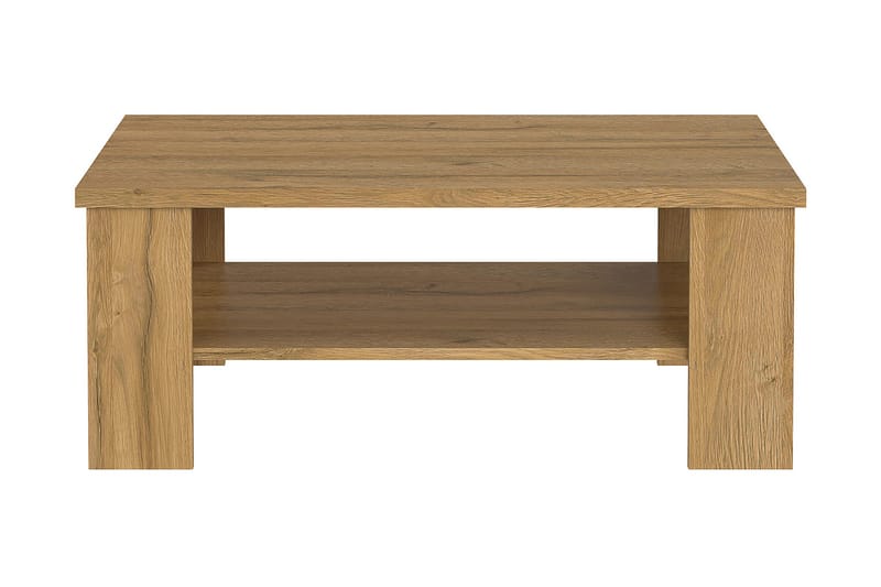 Sofabord Hemdean 107 cm med Oppbevairngshylle - Brun - Møbler - Bord - Sofabord