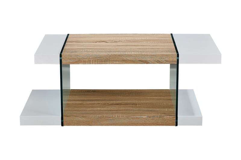 Sofabord Jaunita - Hvit|Brun - Møbler - Bord - Spisebord & kjøkkenbord