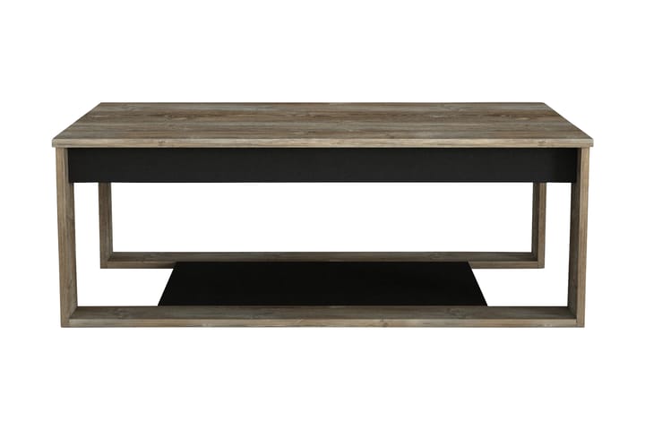 Sofabord Jospeh 111 cm med Oppbevairngshylle - Natur/Svart - Møbler - Stoler - Spisestuestoler & kjøkkenstoler