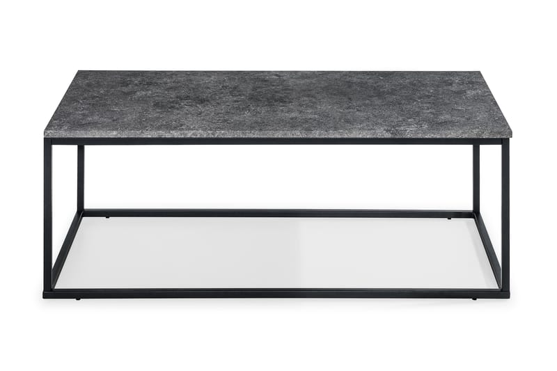 Sofabord Ladonia 120 cm - Betonggrå/Svart - Møbler - Bord - Sofabord