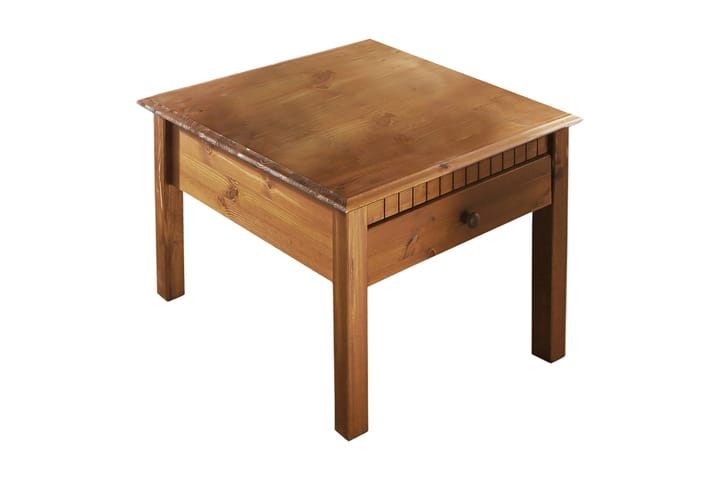 Sofabord Lidwina 60 cm med Oppbevaringsskuff - Rødbrun - Møbler - Bord - Kontorbord - Skrivebord