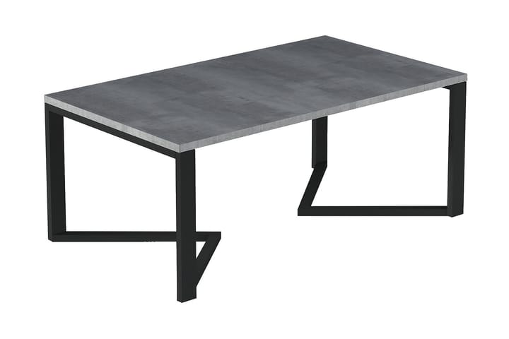 Sofabord Mave 90 cm - Betonggrå/Svart - Møbler - Bord - Sofabord
