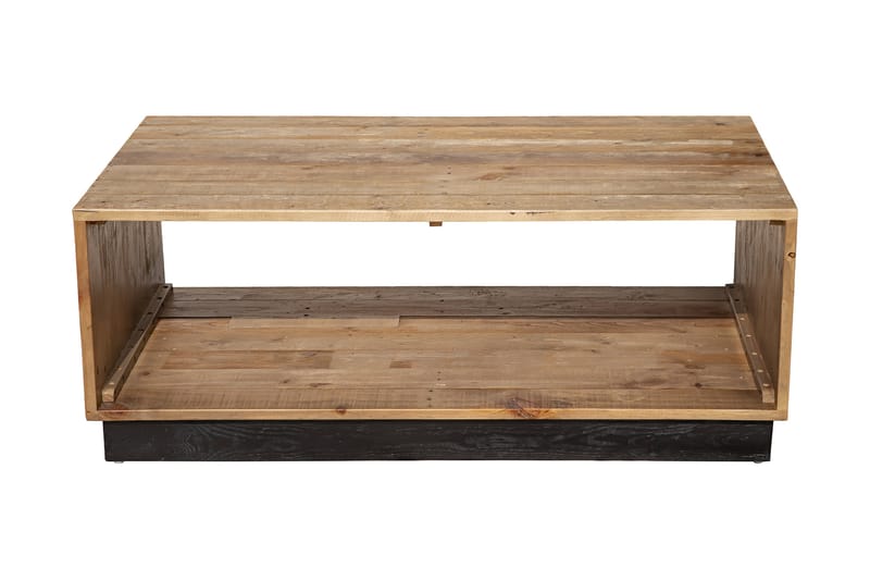 Sofabord Merrito 110 cm med Oppbevaringshylle - Tre/Natur - Møbler - Bord - Sofabord