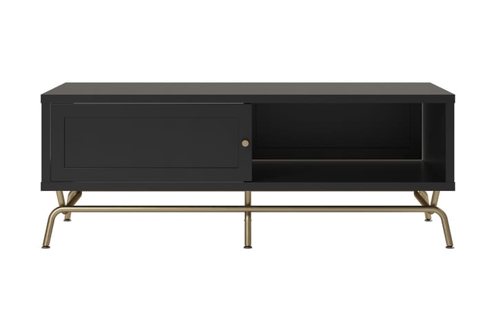 Sofabord Nova 122 cm med Oppbevaring Svart - CosmoLiving - Møbler - Bord - Sofabord - Sofabord med oppbevaring
