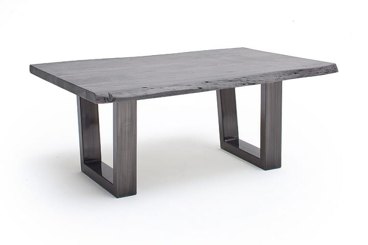 Sofabord Pomaire 110 cm Ben T-form - Akasie / grå / antikk - Møbler - Bord - Sofabord