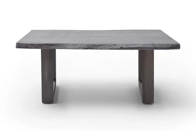 Sofabord Pomaire 110 cm Ben U-form - Grå/Mørkegrå - Møbler - Bord - Sofabord