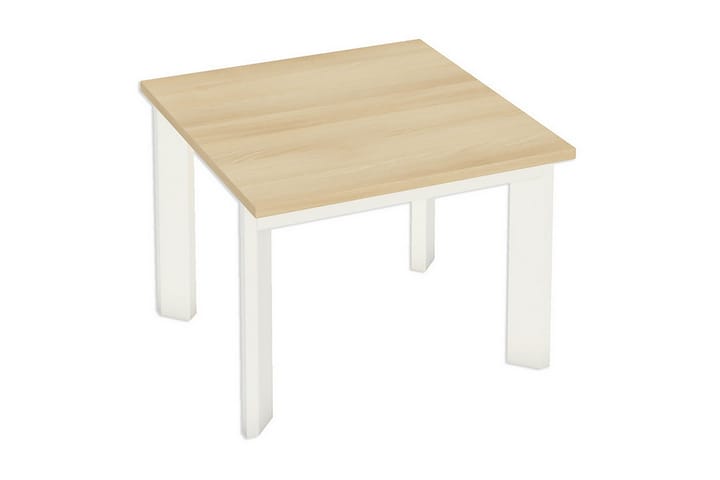 Sofabord Puzol 50 cm - Akasiefarge/Hvit - Møbler - Bord - Kontorbord - Skrivebord