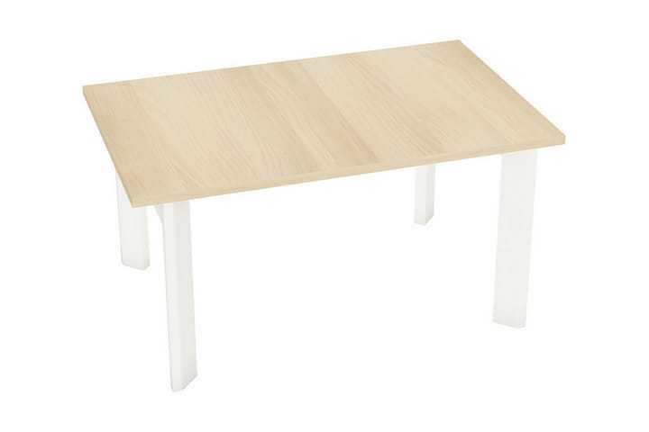 Sofabord Puzol 80 cm - Akasiefarge/Hvit - Møbler - Bord - Kontorbord - Skrivebord