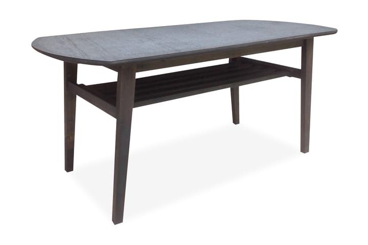 Sofabord Renholmen 120 cm med Oppbevaringshylle - Grå/Svart - Møbler - Bord - Sofabord