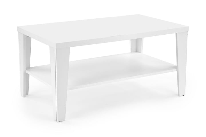 Sofabord Tabarcia 110 cm med Oppbevaringshylle - Hvit - Møbler - Bord - Sofabord