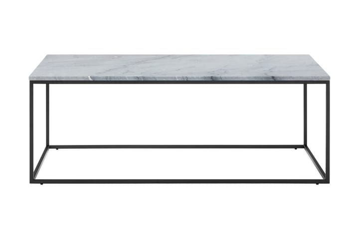 Sofabord Titania 120 cm Marmor - Grå/Svart - Møbler - Bord - Marmorbord