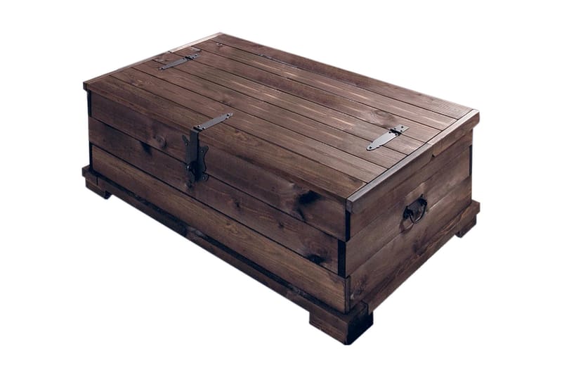 Sofabord Valdina 111 cm Kistbord med Oppbevaring - Svart - Møbler - Bord - Sofabord