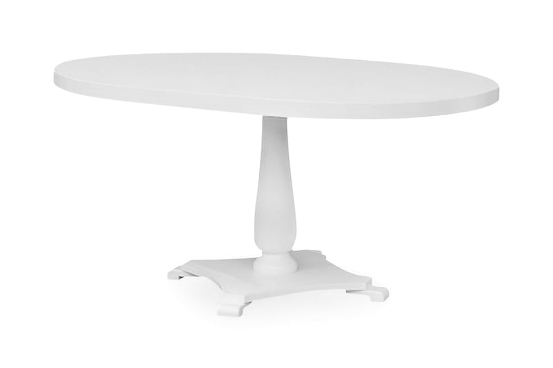 Sofabord Vikbyn 110 cm Ovalt - Hvit - Møbler - Bord - Sofabord