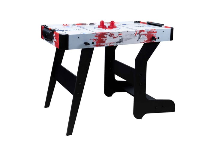 Airhockey spillbord - Svart|Hvit - Møbler - Bord - Spillebord - Airhockey bord