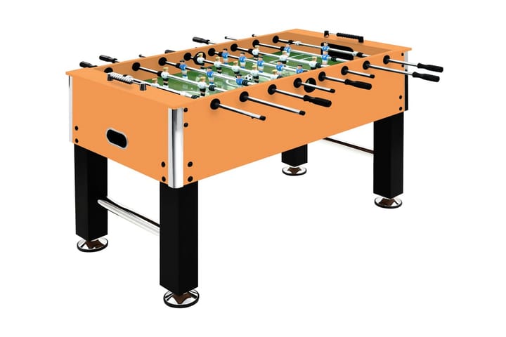 Fotballbord stål 60 kg 140x74,5x87,5 cm lysebrun og svart - Møbler - Bord - Spillebord - Fotballbord