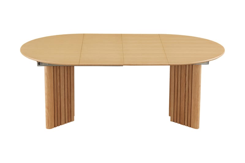 Forlengningsbart Rundt Spisebord Damiene 120/200 cm - Natur - Møbler - Bord - Spisebord & kjøkkenbord