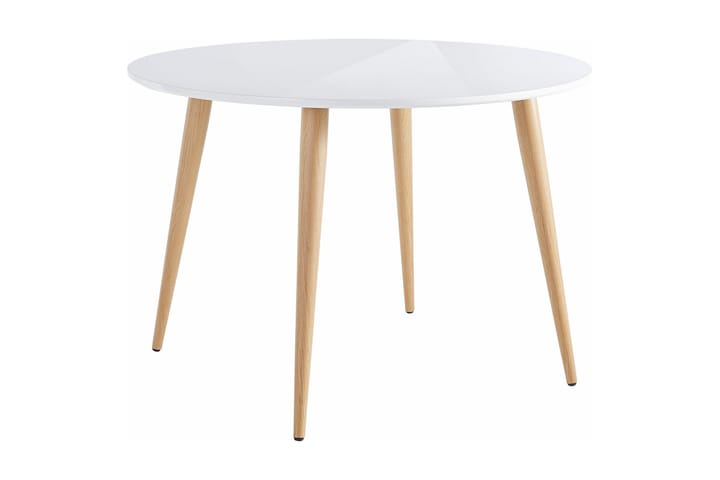 Martel Spisebord 110 cm - Hvit - Møbler - Bord - Spisebord & kjøkkenbord