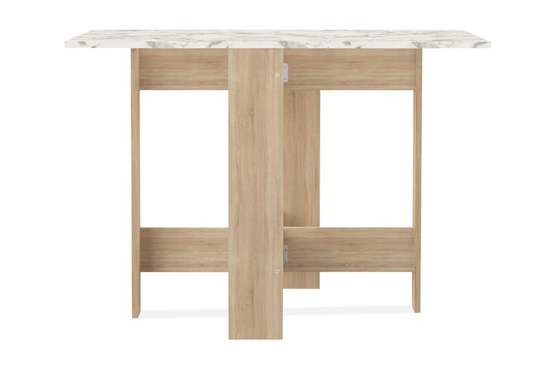 Slagbord Datas 103 cm - Brun | Hvit - Møbler - Bord - Spisebord & kjøkkenbord