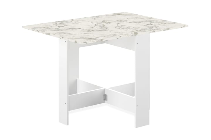 Slagbord Datas 103 cm - Hvit - Møbler - Bord - Spisebord & kjøkkenbord