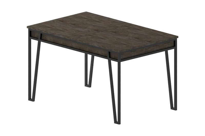Spisebord 132 cm - Mørkebrun - Møbler - Bord - Spisebord & kjøkkenbord