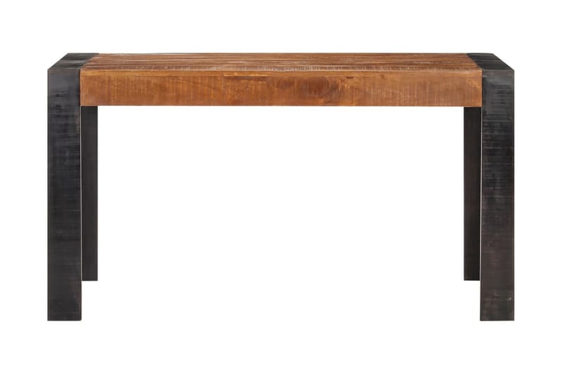 Spisebord 140x70x76 cm grov heltre mango - Brun - Møbler - Bord - Spisebord & kjøkkenbord