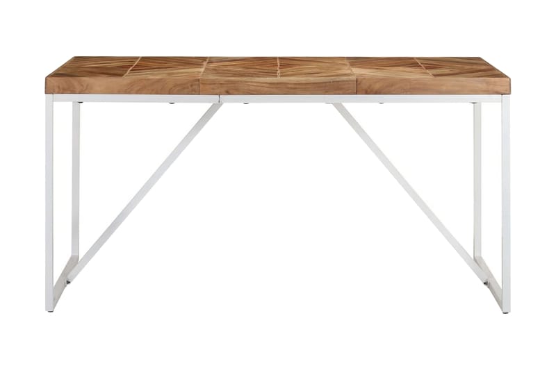 Spisebord 140x70x76 cm heltre akasie og mango - Brun - Møbler - Bord - Spisebord & kjøkkenbord
