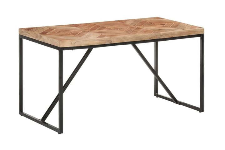 Spisebord 140x70x76 cm heltre akasie og mango - Brun - Møbler - Bord - Spisebord & kjøkkenbord