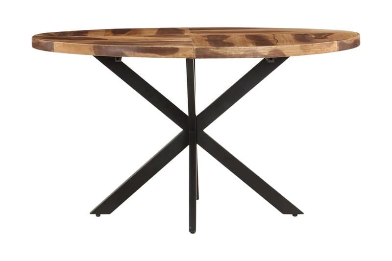 Spisebord 140x80x75 cm heltre akasie med indisk rosentre - Brun - Møbler - Bord - Spisebord & kjøkkenbord