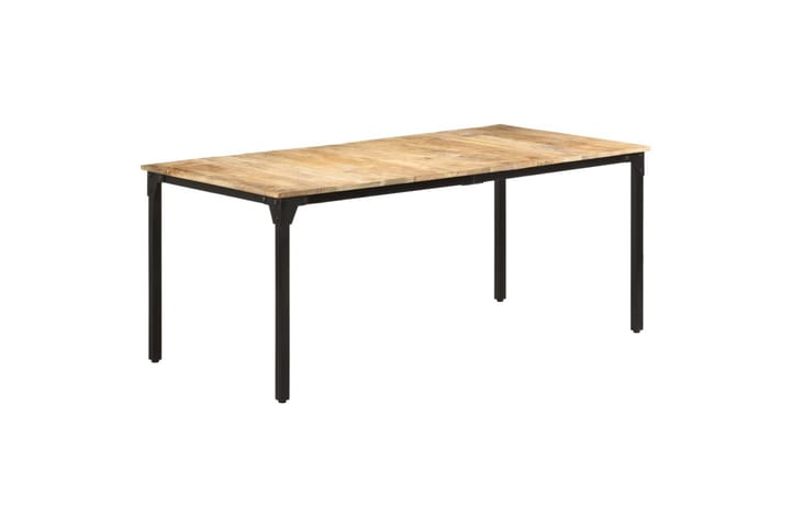 Spisebord 180x90x76 cm grovt mangotre - Brun - Møbler - Bord - Spisebord & kjøkkenbord