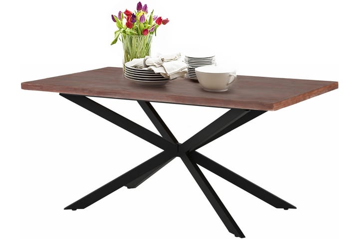 Spisebord Adrian 160 cm - Mørkbrun - Møbler - Bord - Spisebord & kjøkkenbord
