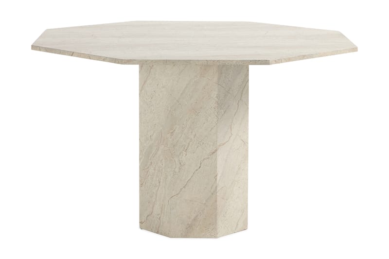 Spisebord Alspine Rundt 120 cm - Beige - Møbler - Bord - Spisebord & kjøkkenbord