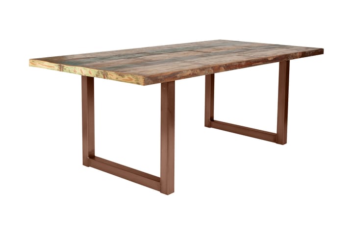 Spisebord Arhunda - Rød/Brun - Møbler - Bord - Spisebord & kjøkkenbord