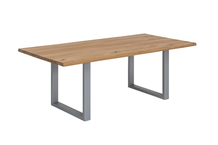 Spisebord Arhunda - Tre/Natur/Sølv - Møbler - Bord - Spisebord & kjøkkenbord