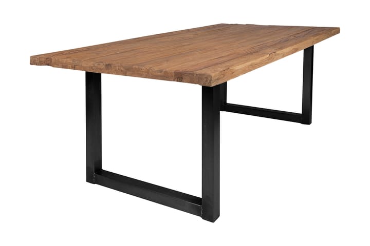 Spisebord Arhunda - Tre/Natur/Svart - Møbler - Bord - Spisebord & kjøkkenbord
