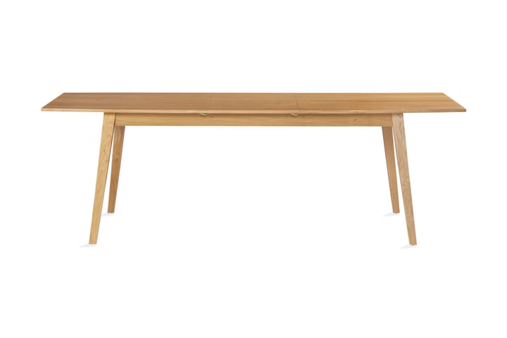 Spisebord Barke Forlengningsbart 180-230 cm Massiv Eik - Brun - Møbler - Bord - Spisebord & kjøkkenbord